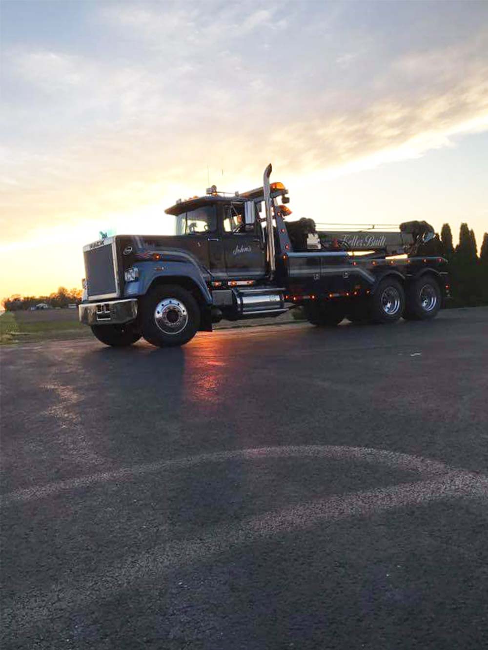 John's Truck on the road